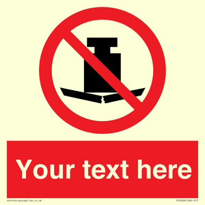 Custom No Heavy Loads Sign